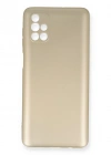 Newface Samsung Galaxy M51 Kılıf First Silikon - Gold