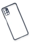 Newface Samsung Galaxy M51 Kılıf Miami Şeffaf Silikon - Gri