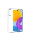 Newface Samsung Galaxy M52 5G Kılıf Deluxe 2mm Şeffaf Silikon - Şeffaf