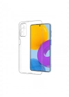 Newface Samsung Galaxy M52 5G Kılıf Deluxe 2mm Şeffaf Silikon - Şeffaf