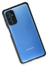Newface Samsung Galaxy M52 5G Kılıf Miami Şeffaf Silikon - Siyah