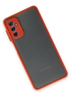 Newface Samsung Galaxy M52 5G Kılıf Montreal Silikon Kapak - Kırmızı