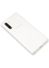 Newface Samsung Galaxy Note 10 Kılıf Lüx Şeffaf Silikon