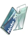Newface Samsung Galaxy Note 20 Kılıf Lüx Şeffaf Silikon
