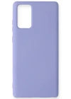 Newface Samsung Galaxy Note 20 Kılıf Nano içi Kadife Silikon - Lila