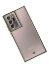 Newface Samsung Galaxy Note 20 Ultra Kılıf Liva Lens Silikon - Yeşil