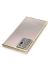 Newface Samsung Galaxy Note 20 Ultra Kılıf Razer Lensli Silikon - Gold