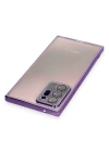 Newface Samsung Galaxy Note 20 Ultra Kılıf Razer Lensli Silikon - Mor
