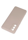 Newface Samsung Galaxy S20 FE Kılıf Nano içi Kadife Silikon - Pudra