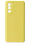 Newface Samsung Galaxy S20 FE Kılıf Nano içi Kadife Silikon - Sarı