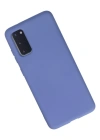 Newface Samsung Galaxy S20 Kılıf Nano içi Kadife Silikon - Lila