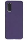 Newface Samsung Galaxy S20 Kılıf Nano içi Kadife Silikon - Mor