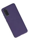 Newface Samsung Galaxy S20 Kılıf Nano içi Kadife Silikon - Mor
