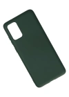 Newface Samsung Galaxy S20 Plus Kılıf Nano içi Kadife Silikon - Koyu Yeşil
