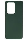 Newface Samsung Galaxy S20 Ultra Kılıf Nano içi Kadife Silikon - Koyu Yeşil
