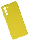 Newface Samsung Galaxy S21 Kılıf Nano içi Kadife Silikon - Sarı