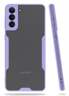 Newface Samsung Galaxy S21 Plus Kılıf Platin Silikon - Lila