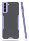 Newface Samsung Galaxy S21 Plus Kılıf Platin Silikon - Lila