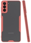 Newface Samsung Galaxy S21 Plus Kılıf Platin Silikon - Pembe