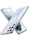 Newface Samsung Galaxy S21 Ultra Kılıf Lüx Şeffaf Silikon