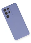 Newface Samsung Galaxy S21 Ultra Kılıf Nano içi Kadife Silikon - Lila