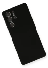 Newface Samsung Galaxy S21 Ultra Kılıf Nano içi Kadife Silikon - Siyah