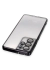 Newface Samsung Galaxy S21 Ultra Kılıf Razer Lensli Silikon - Siyah