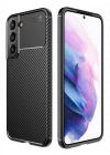 Newface Samsung Galaxy S22 Plus Kılıf Auto Focus Karbon Kapak - Siyah