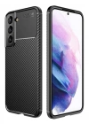Newface Samsung Galaxy S22 Plus Kılıf Auto Focus Karbon Kapak - Siyah