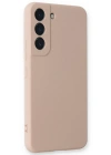 Newface Samsung Galaxy S22 Plus Kılıf Nano içi Kadife Silikon - Pudra