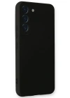Newface Samsung Galaxy S22 Plus Kılıf Nano içi Kadife Silikon - Siyah