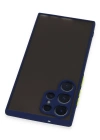 Newface Samsung Galaxy S22 Ultra Kılıf Montreal Silikon Kapak - Lacivert