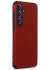 Newface Samsung Galaxy S23 FE Kılıf Loop Deri Silikon - Kırmızı