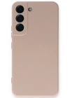 Newface Samsung Galaxy S23 Plus Kılıf Nano içi Kadife Silikon - Pudra