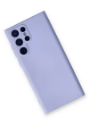 Newface Samsung Galaxy S23 Ultra Kılıf Nano içi Kadife Silikon - Lila