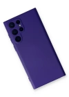 Newface Samsung Galaxy S23 Ultra Kılıf Nano içi Kadife Silikon - Mor