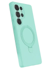 Newface Samsung Galaxy S23 Ultra Regal Magsafe Standlı Kapak - Su Yeşili