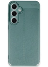 Newface Samsung Galaxy S24 FE Kılıf Auto Focus Kapak - Koyu Yeşil