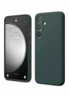 Newface Samsung Galaxy S24 FE Kılıf First Silikon - Koyu Yeşil
