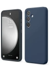 Newface Samsung Galaxy S24 FE Kılıf First Silikon - Lacivert