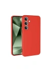 Newface Samsung Galaxy S24 FE Kılıf Nano içi Kadife Silikon - Kırmızı