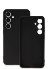 Newface Samsung Galaxy S24 FE Kılıf Nano içi Kadife Silikon - Siyah