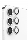 Newface Samsung Galaxy S24 FE Raze Metal Kamera Lens - Gri