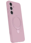 Newface Samsung Galaxy S24 FE Regal Magsafe Standlı Kapak - Açık Pembe