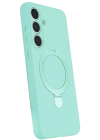 Newface Samsung Galaxy S24 FE Regal Magsafe Standlı Kapak - Su Yeşili