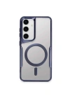 Newface Samsung Galaxy S24 Kılıf Boyi Magsafe Silikon Kapak - Lacivert