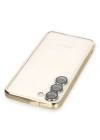 Newface Samsung Galaxy S24 Kılıf Razer Lensli Silikon - Gold