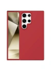 Newface Samsung Galaxy S24 Ultra Kılıf First Silikon - Kırmızı