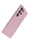 Newface Samsung Galaxy S24 Ultra Regal Magsafe Standlı Kapak - Açık Pembe