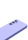 Newface Samsung Galaxy S25 FE Nano içi Kadife Silikon - Lila